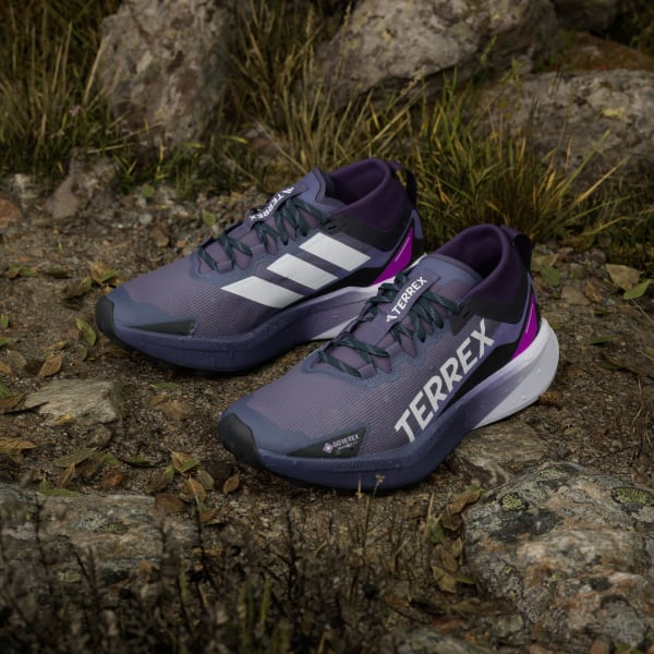 adidas Terrex Agravic GTX Trail Running Shoes - Purple