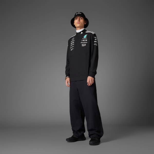 Schwarz MERCEDES - AMG PETRONAS FORMULA ONE TEAM QUARTER ZIP OBERTEIL