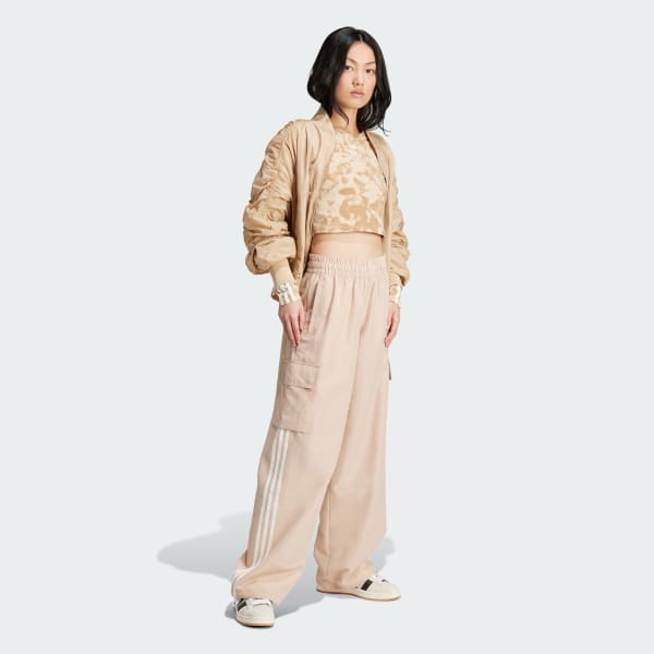 Beige Adicolor 3-Stripes Cargo Pants