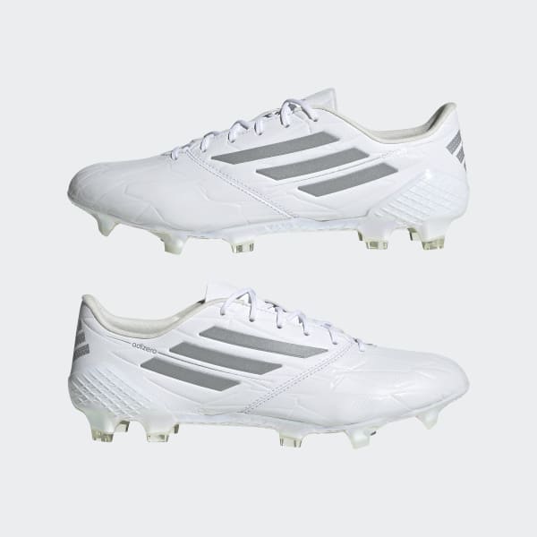 Bota de fútbol F50 IV Leather césped natural - Blanco adidas | España