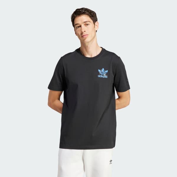 Negro Polo Estampada Liquid Trifolio
