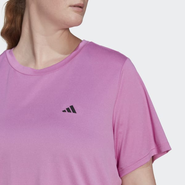 Paars AEROREADY Made for Training Minimal T-shirt (Grote Maat) DVN35