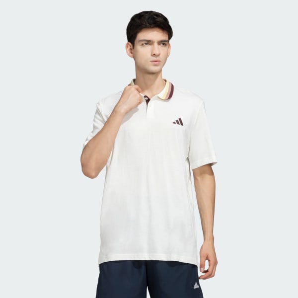 White adidas Sportswear Polo Shirt