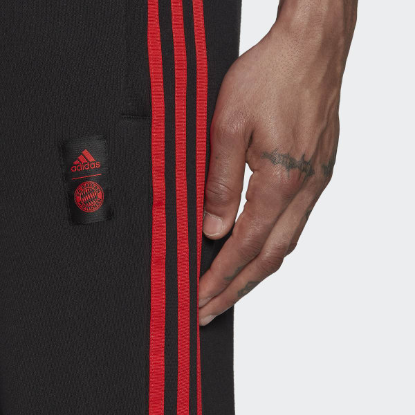 Noir Pantalon en coton épais FC Bayern DNA Lifestyler