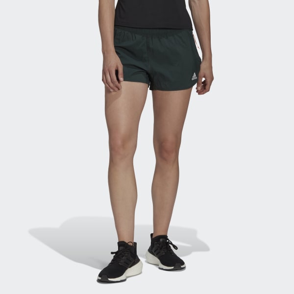 Adidas green running shorts new arrivals