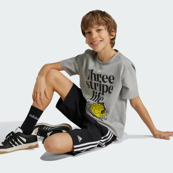 Gris Camiseta Positivity Table Graphic