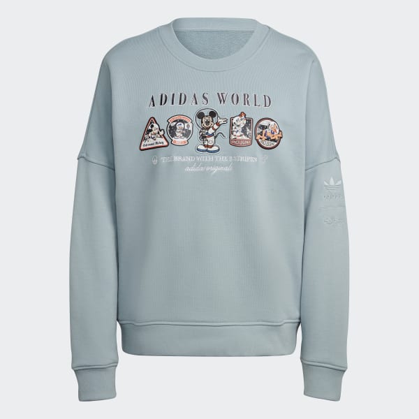 Grau Loose Disney Sweatshirt CA063
