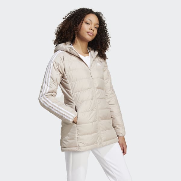 【新品】ADIDAS アディダス エッセンシャルズ フード付き ジャケット M adidas（アディダス）の「エッセンシャルズ ミッドウェイト