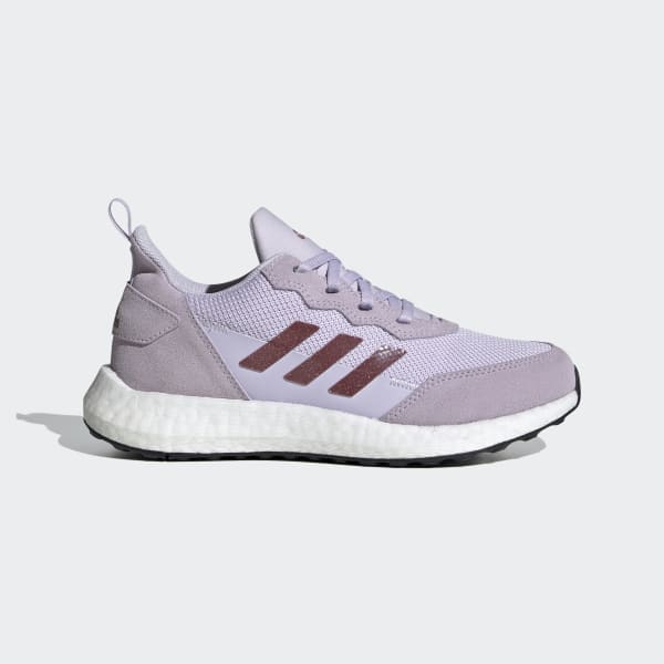 purple adidas running shoes