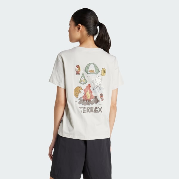 สีเทา เสื้อยืดพิมพ์ลาย Polygiene