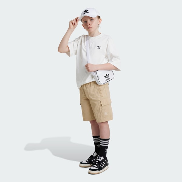 bézová Detské šortky Cargo Shorts Kids