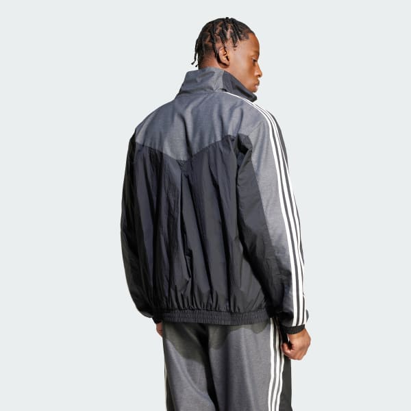 Svart adidas Originals R3CD Träningsjacka
