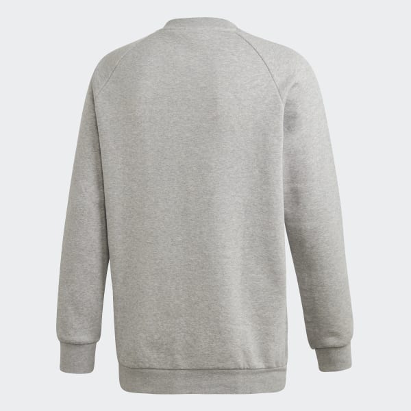 Grey adidas store crew neck sweatshirt