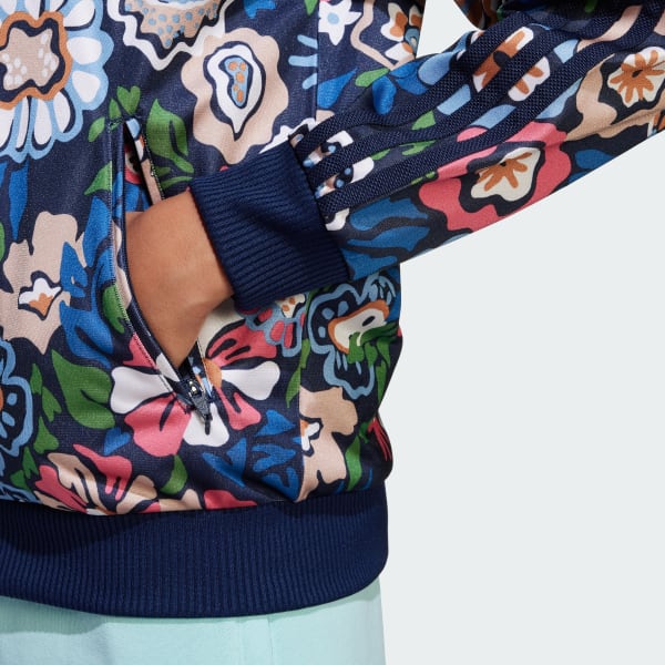 adidas Originals x Liberty London Firebird Top Kids Blue adidas Singapore