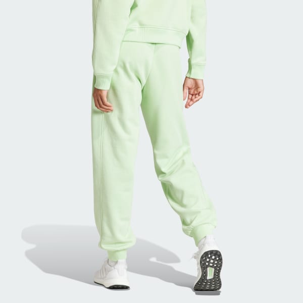 adidas ALL SZN Fleece Loose Pants - Green | Women's Lifestyle | adidas US