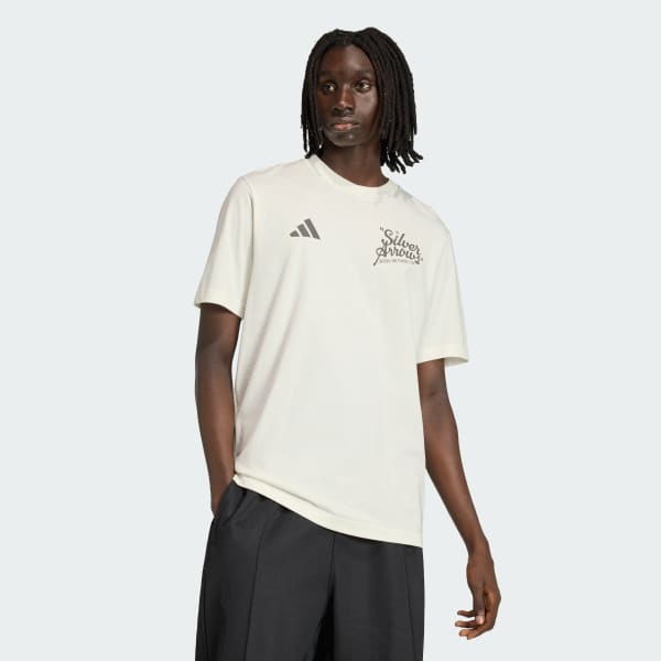 Blanco REMERA MERCEDES - AMG PETRONAS FORMULA 1 TEAM SILVER ARROWS 02 PARA HOMBRES