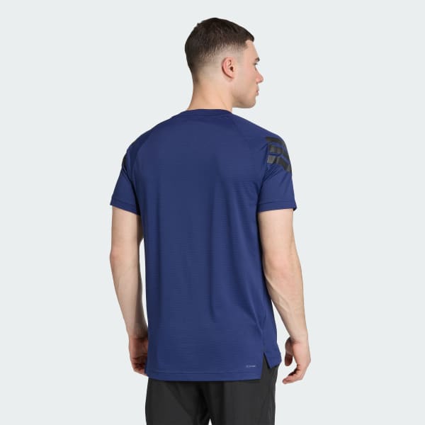 Blue Icon 3-Stripes Tee