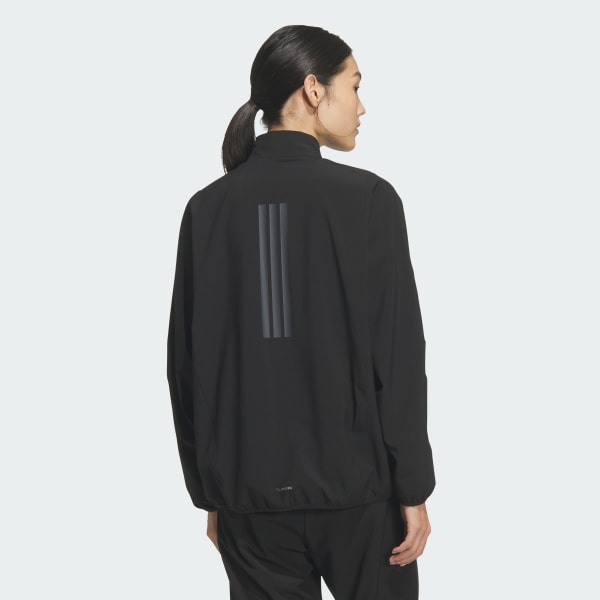 Black 트레이닝 에센셜 플러스 루스 핏 스트레치 우븐 재킷