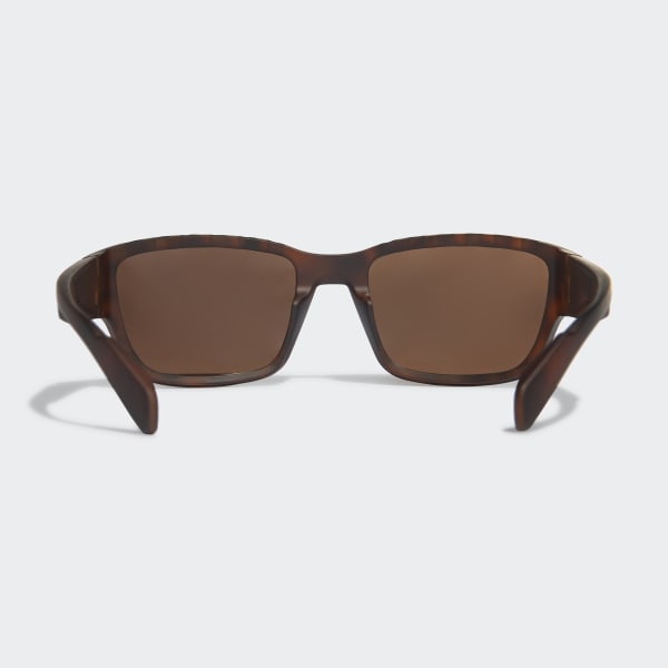 Marrone Occhiali da sole SP0007 Shiny Black Injected Sport