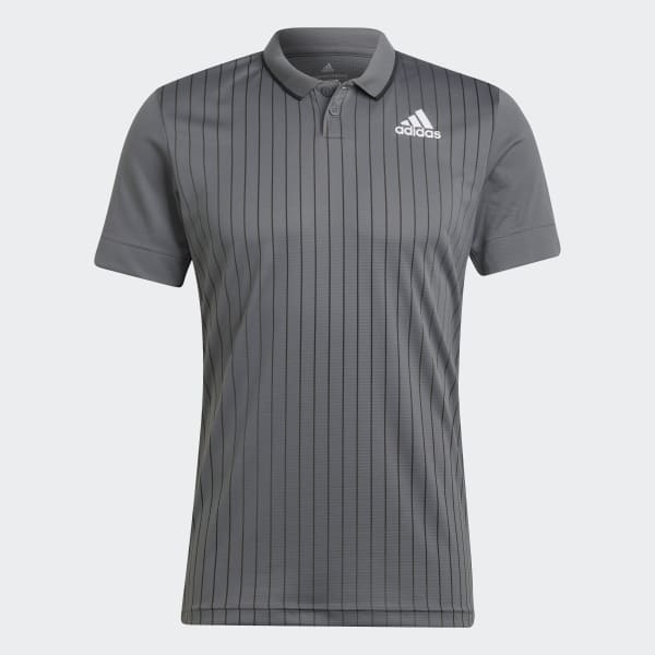 Grey Melbourne Tennis Freelift Polo Shirt XR085