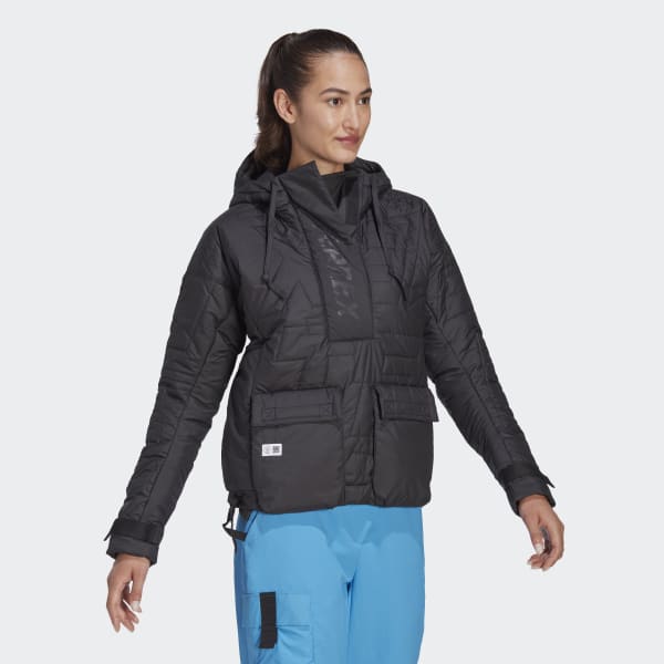 Czerń TERREX MADE TO BE REMADE PADDED ANORAK CN135