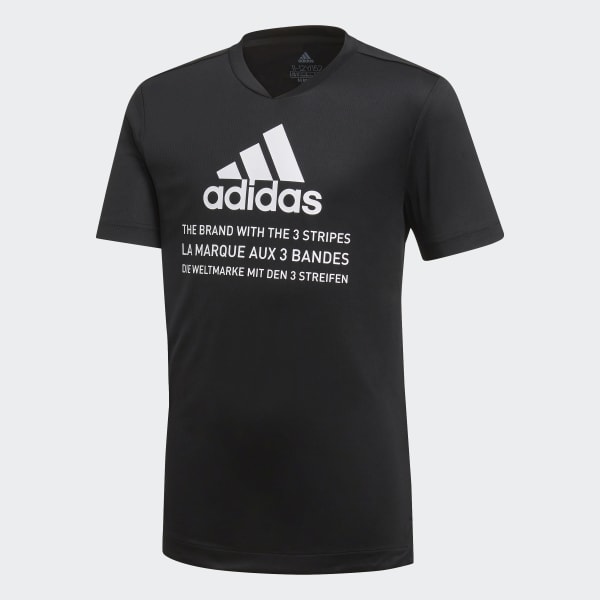 adidas V1 Tee Black adidas New Zealand