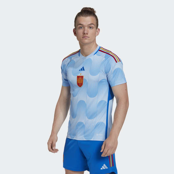 Insatisfecho Dios carne Camiseta segunda equipación España 22 - Azul adidas | adidas España