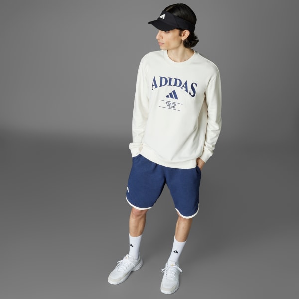 Blanco Sudadera cuello redondo adidas Heritage Graphic