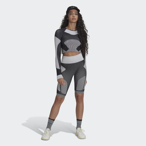 Black adidas by Stella McCartney TrueStrength Yoga Crop Top