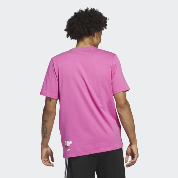 Pink Lil' Stripe Basketball Graphic Tee