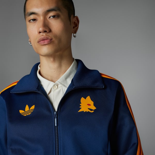 adidas AS Roma Bring Back 1993 Track Top - Blue | Free