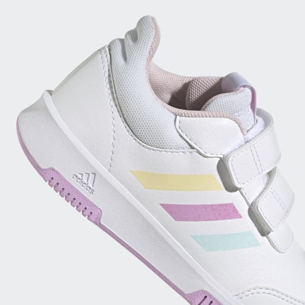 adidas Tensaur Hook and Loop Shoes - White | adidas UK