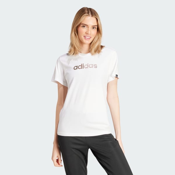 Branco Camiseta Estampada Holiday