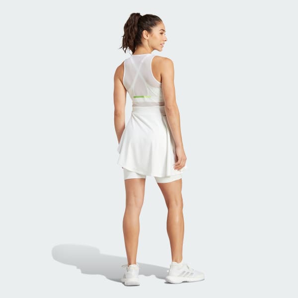 adidas AEROREADY Pro Tennis Dress - White, Women's Tennis