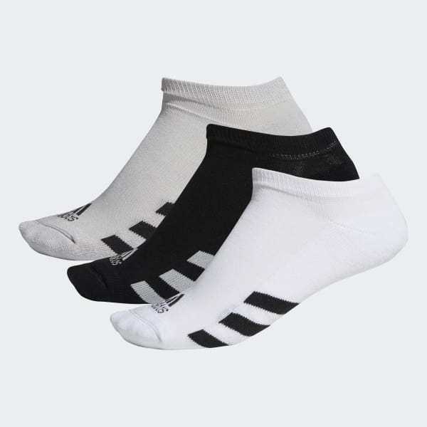 adidas No-Show Socks 3 Pairs - Black 