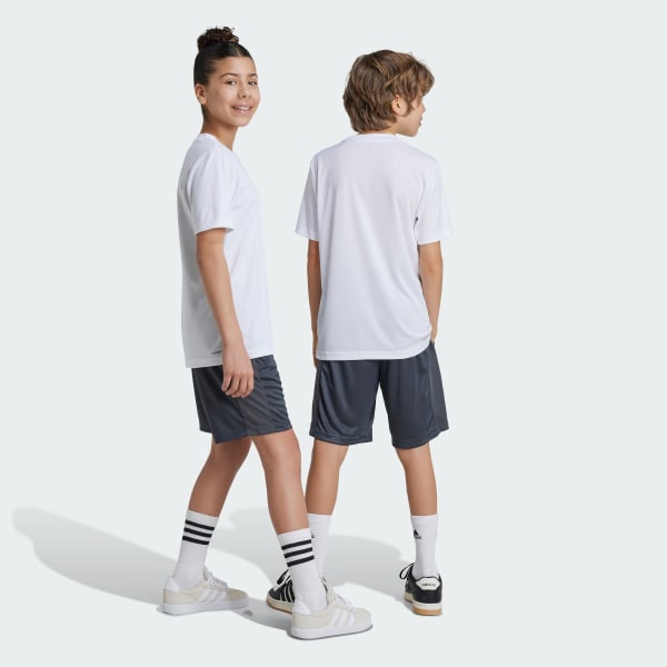 Gris Pantalón corto Train Essentials Logo Regular Fit (Adolescentes)