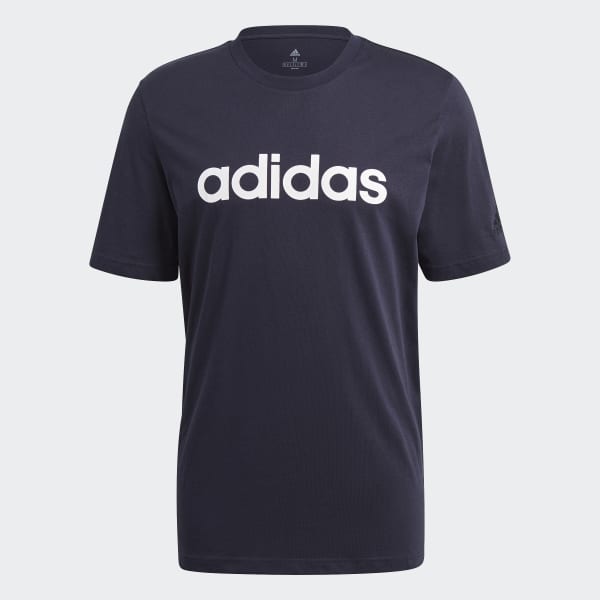 Bleu T-shirt Essentials Embroidered Linear Logo 29192