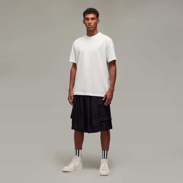 Blanco Polo Manga Corta Y-3 Estampado