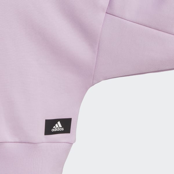 Paars adidas Sportswear Future Icons 3-Stripes Sweatshirt LOR06