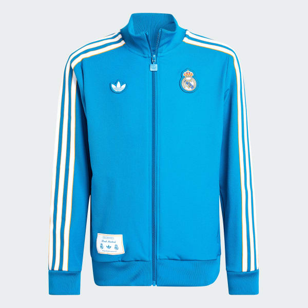 Blu Track top Terrace Icons Real Madrid