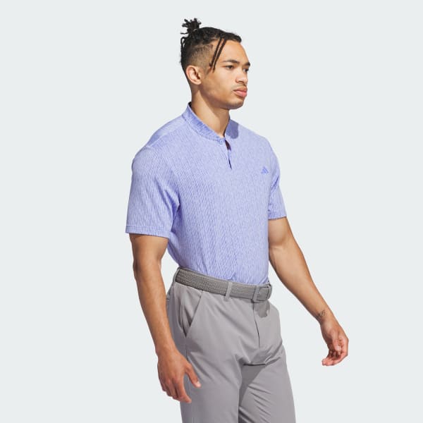 Blue Ultimate365 Printed Polo Shirt