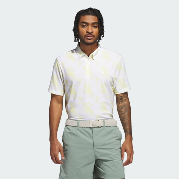 Hvid Go-To Printed polotrøje