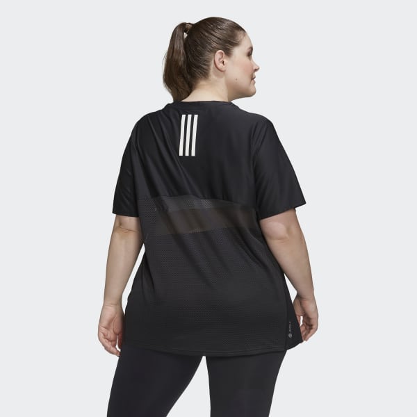 cerná Tričko Runner (plus size) TV568