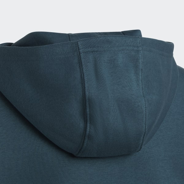 Turquoise Sweat-shirt à capuche Adicolor