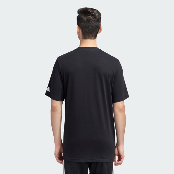 Black ROHIT SHARMA SIXES TEE