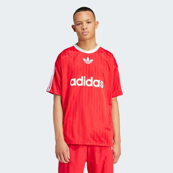 adidas Men's Lifestyle Adicolor Tee - Red adidas US