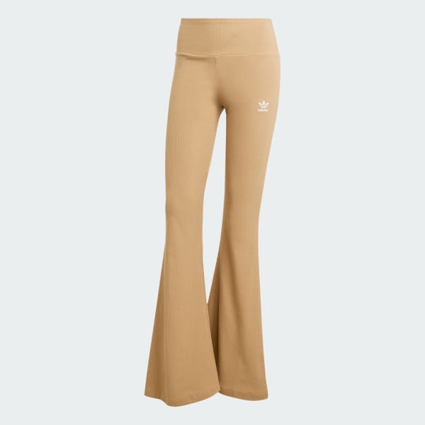 スパッツ・レギンス adidas Lip Flared Leggings Wonder Beige JN3023 adidas Rib Flared Leggings - Pink | adidas Australia