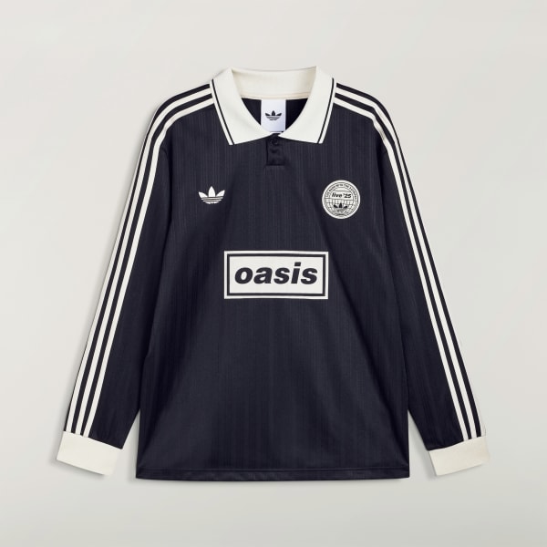 adidas TOUR JACQUARD STRIPE JERSEY LONG SLEEVE - Black | adidas UK