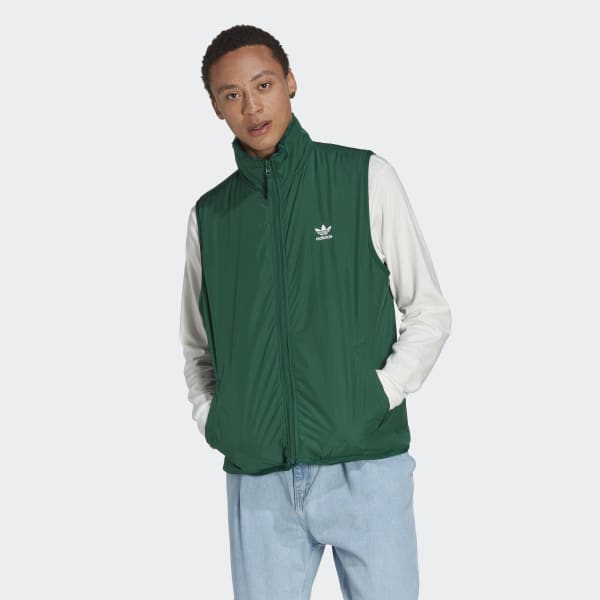 vert Veste sans manches réversible en molleton doux Essentials+