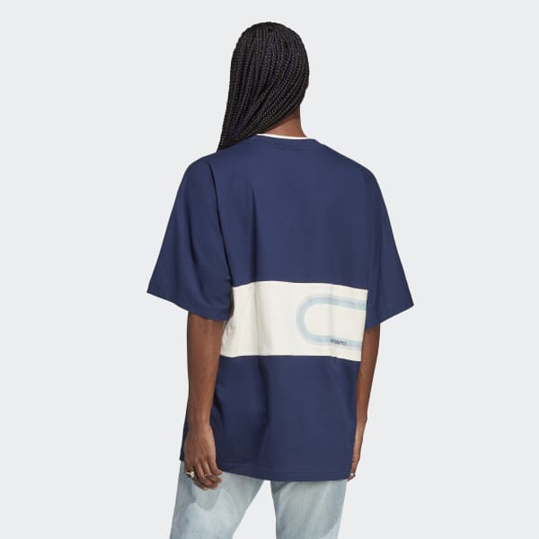 Blue 블로크팝 티